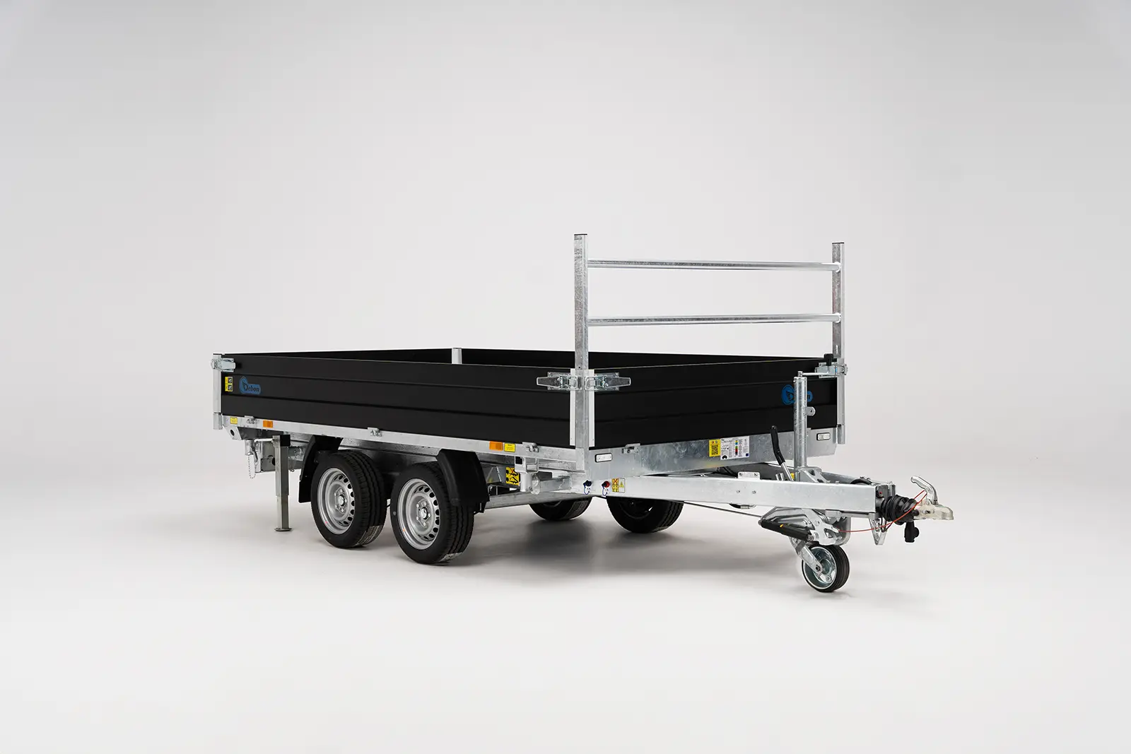 Debon remolque basculante eléctrico pw3 triple 330x180 cm 3500 kg - imagen 4